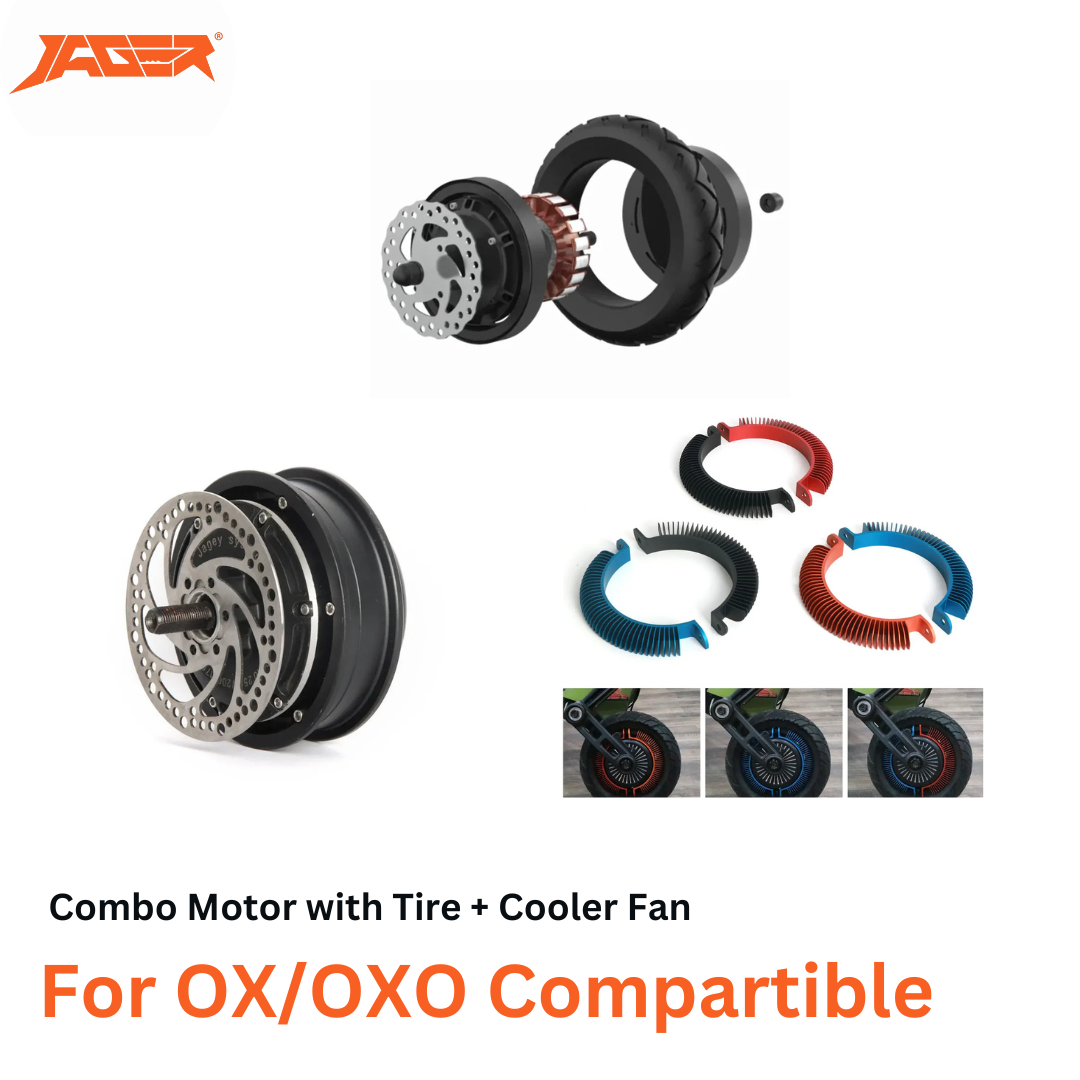 Combo Motor With Tire + Cooler Fan
